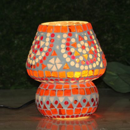 Glass Mosaic table lamp 7" Inches (MOQ 24pc)