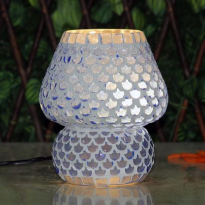 Glass Mosaic table lamp 7" Inches (MOQ 24pc)