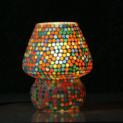 Glass Mosaic table lamp 7" Inches (MOQ 24pc)