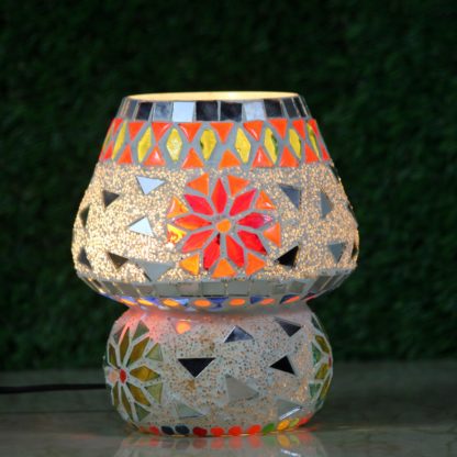 Glass Mosaic table lamp 7" Inches (MOQ 24pc)
