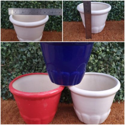 Ceramic Planter Carving Balti-MOQ-18pcs