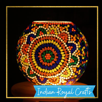 Glass Purse Shape Table Lamp - 4- 10inches (MOQ 12pcs)