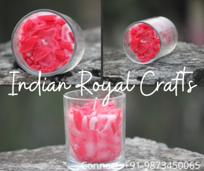 Shot Glass - Chunk Candle - MOQ 200Pcs