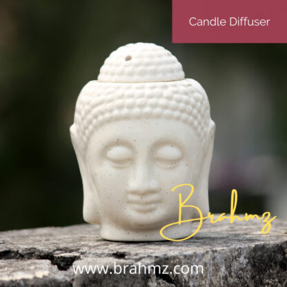 Candle Buddha Diffuser - White