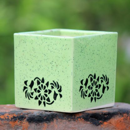 Square 4.5Inch Planter  - Ceramic - MOQ 24 Pc - Image 5