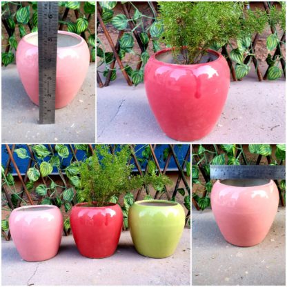 Ceramic Planter Narrow Bottom (MOQ 12Pc)