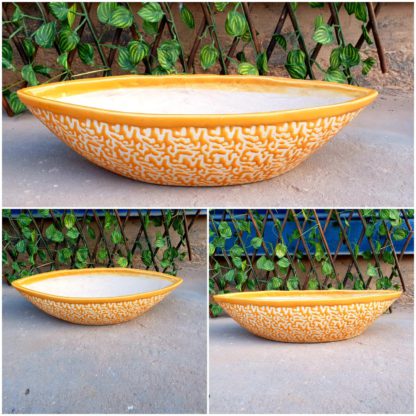 Ceramic Planter boat shape (12pc)