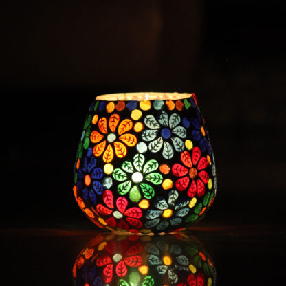 Glass Candle Holder| Mosaic Glass votive |Premium PD-6 MOQ-100pcs