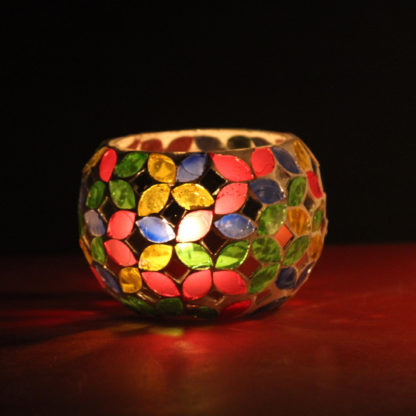 Glass Candle Holder| Mosaic Glass votive |Premium PD-4 MOQ-100pcs