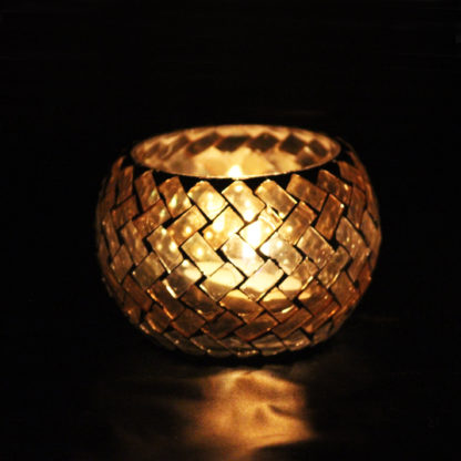 Glass Candle Holder| Mosaic Glass votive |Premium PD-5 MOQ-100pcs