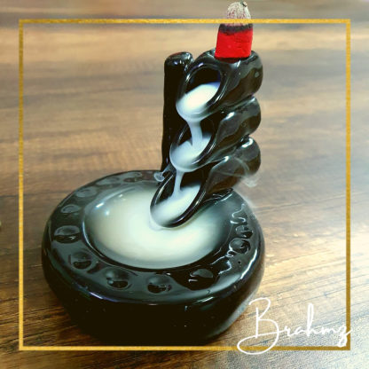 Ceramic Backflow Incense Holder Bamboo shape
