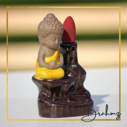 Ceramic Backflow Buddha shape Smoke fountain-MOQ 50pcs Assorted colors - Image 3