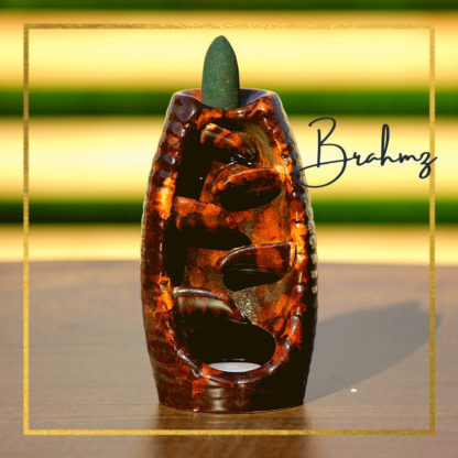 Ceramic Backflow Incense Holder Small Fountain-MOQ-50pcs-Single Color