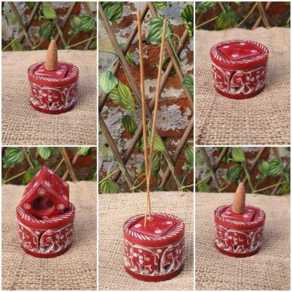 Agarbatti Stand Soapstone - Dice