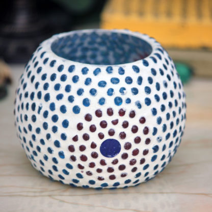Glass Candle Holder| Mosaic Glass votive | PD-N77
