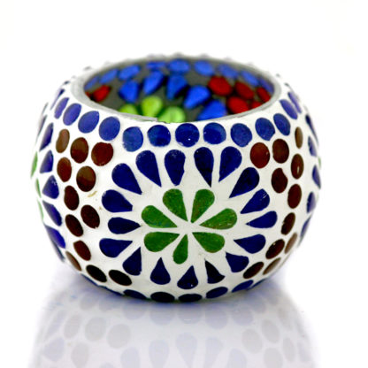 Glass Candle Holder| Mosaic Glass votive | PD-N59