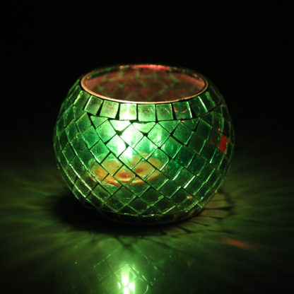 Glass Candle Holder| Mosaic Glass votive | PD-N50