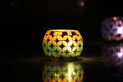 Glass Candle Holder| Mosaic Glass votive | PD-N32