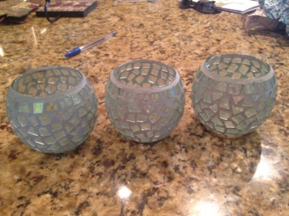 Glass Candle Holder| Mosaic Glass votive | PD-N8