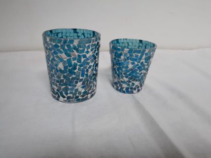Glass Candle Holder| Mosaic Glass votive |Glass PD-N6
