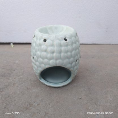 ceramic candle diffuser green Buddha - Image 2