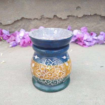 Brahmz Soapstone Diffuser| Marble flower