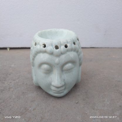 ceramic candle diffuser green Buddha