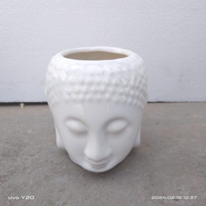 ceramic small Buddha planter