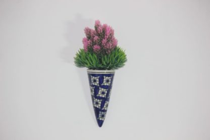 Brahmz ceramic flower pot cone small mix colour
