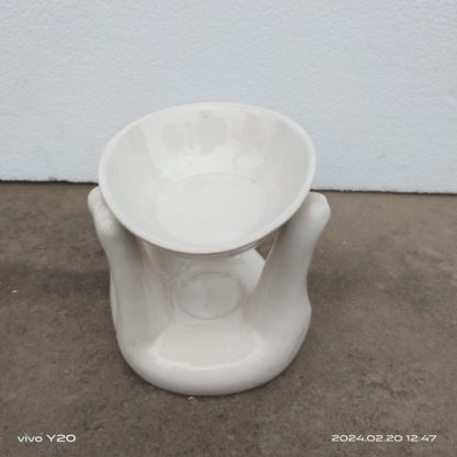 Brahmz ceramic Candle Diffuser hand white - Image 2